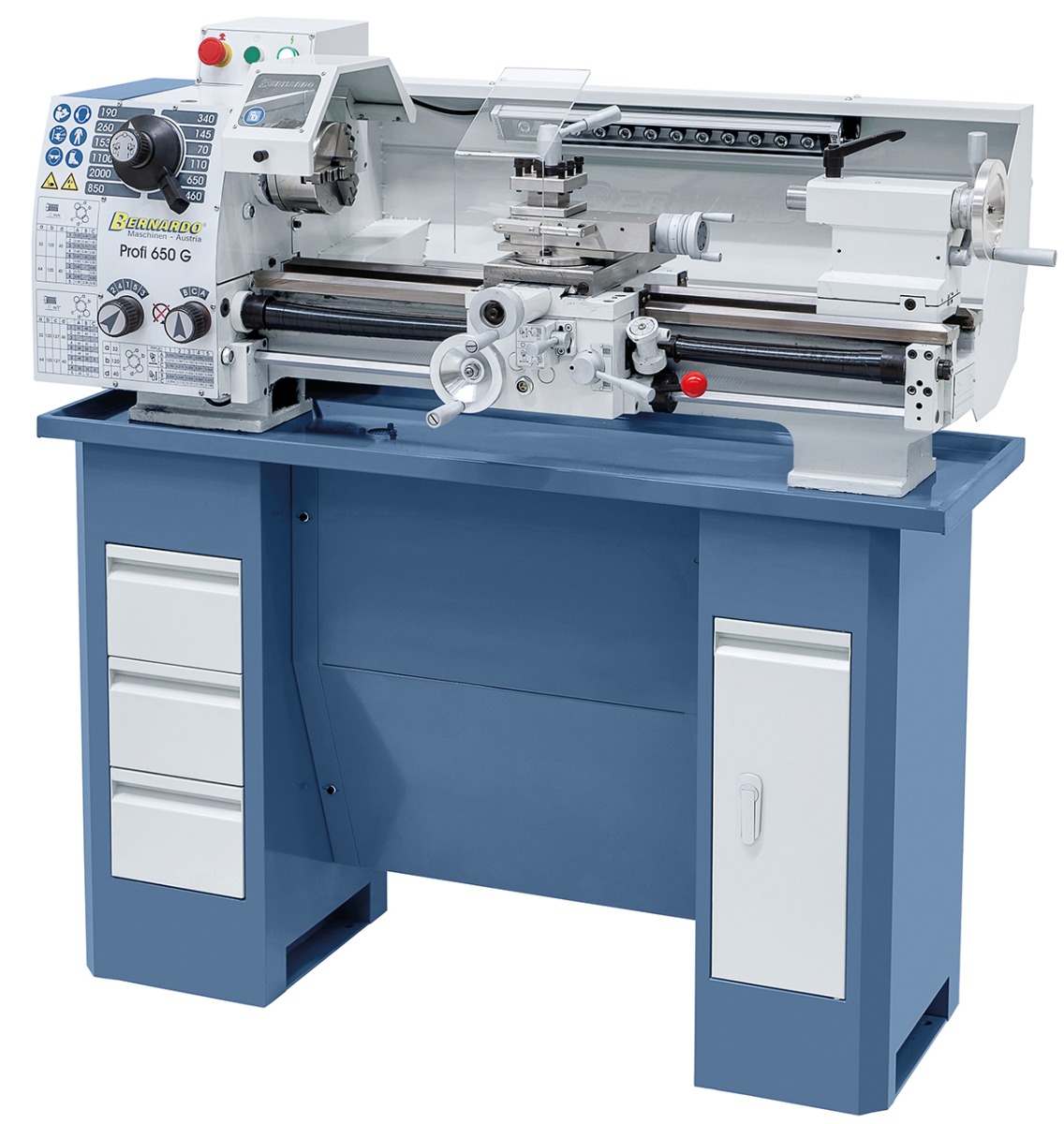 Leit- und Zugspindeldrehmaschine Profi 650 G / 230 V