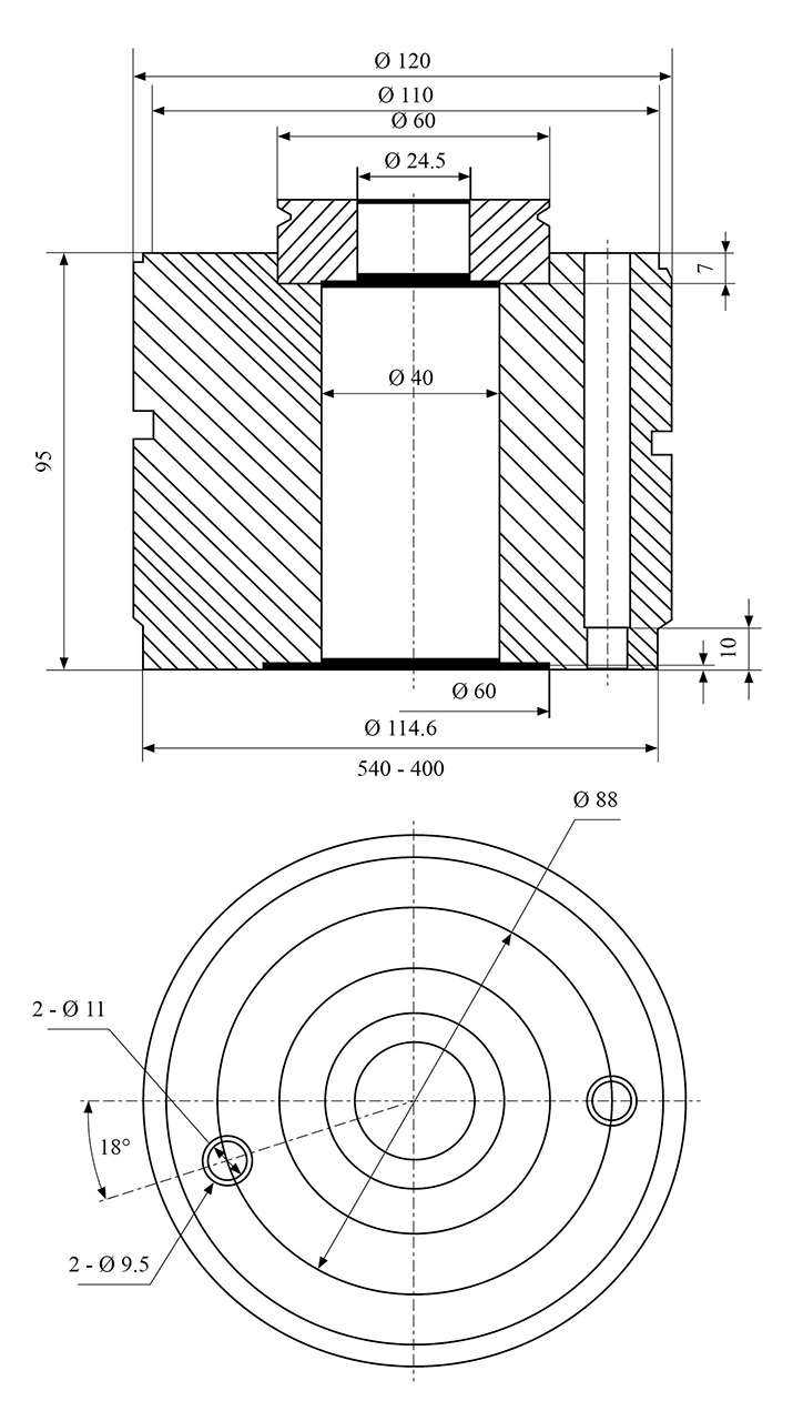 Schnellwechselstahlhalterset System Multifix Größe C, inkl. 4 Einsätze
