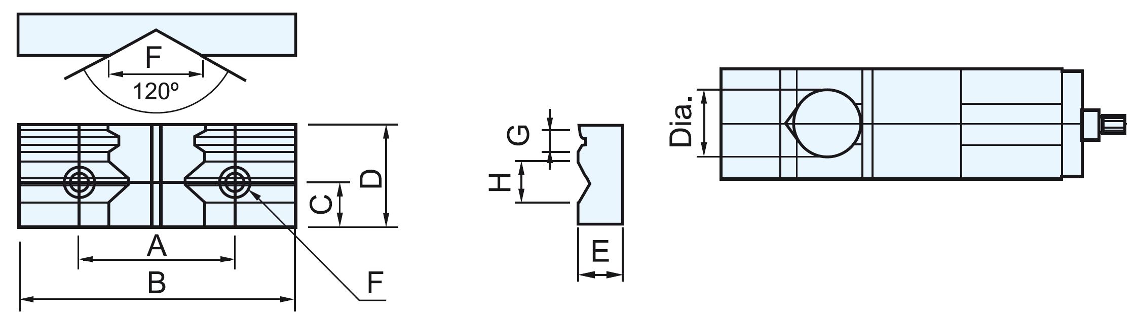 Prismenbacken CJ 160 - 1 Stk.