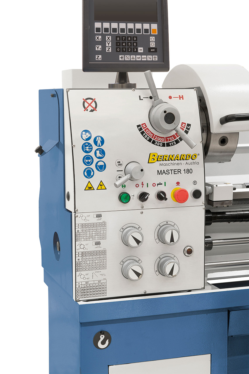 Mechanikerdrehmaschine Master 180 inkl. 3-Achs-Digitalanzeige ES-12 V *
