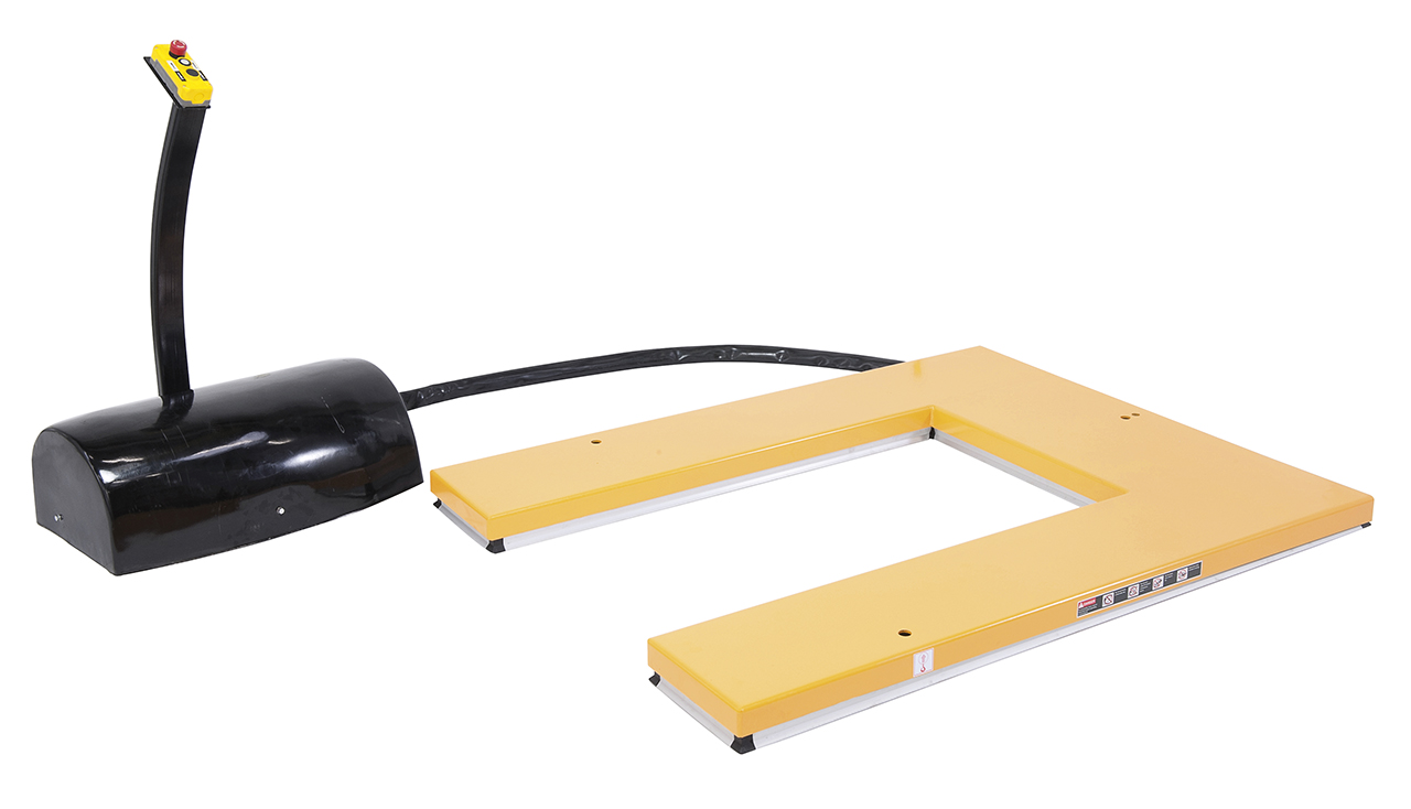 Flach-Scherenhubtisch mit U-Plattform FSHT 1000 U *