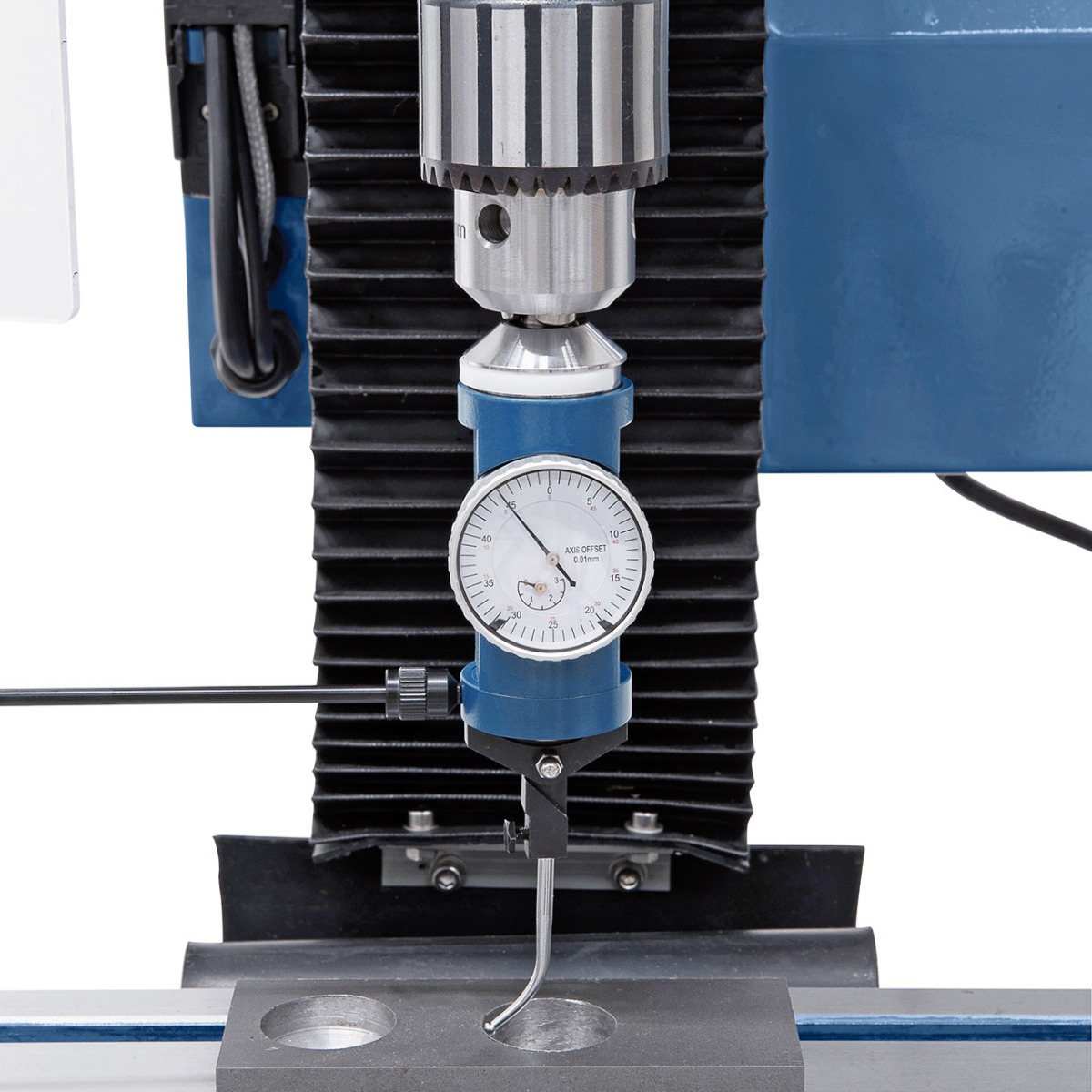 Bohr- und Fräsmaschine KF 28 Top mit Vorschub inkl. 3-Achs Digitalanzeige ES-12 V