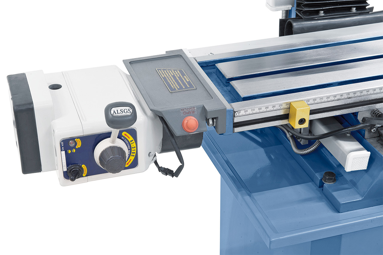 Bohr- und Fräsmaschine KF 28 Top mit Vorschub inkl. 3-Achs Digitalanzeige ES-12 V