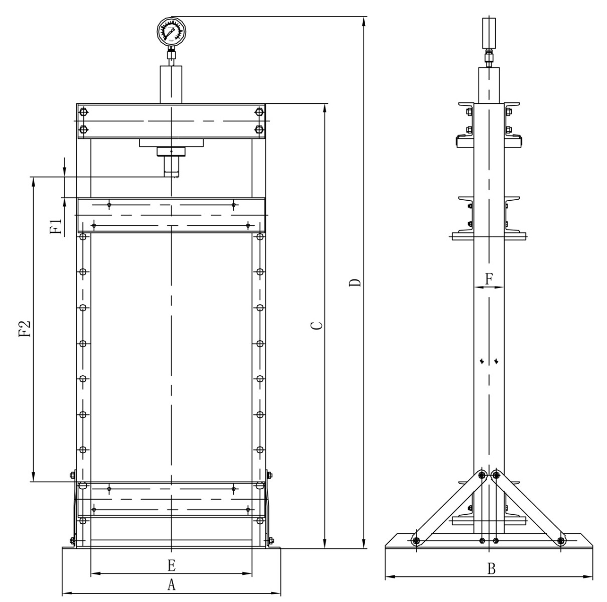 Profi - Werkstattpresse WK 20 FH Pro