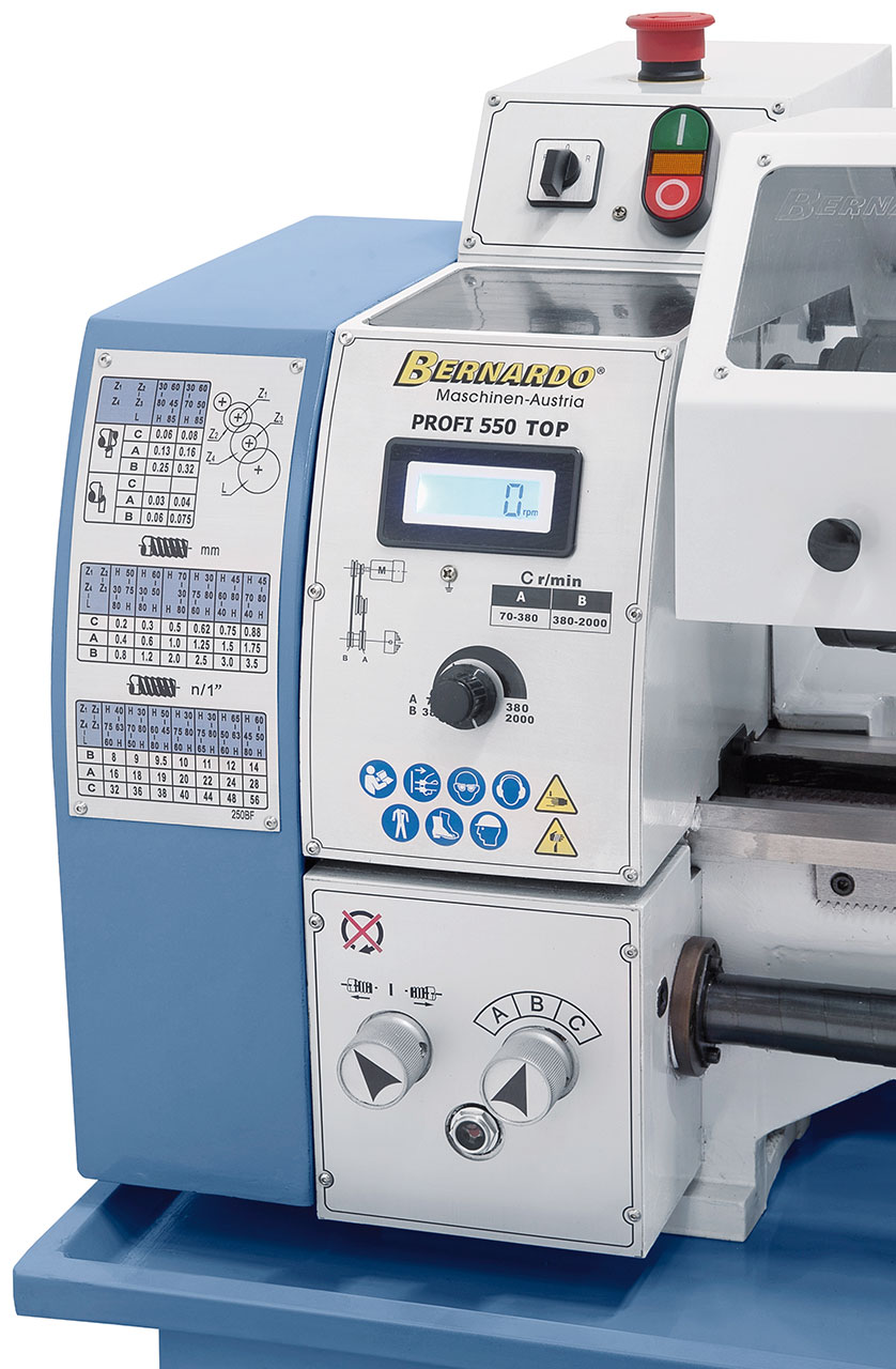 Leitspindel-Drehmaschine Profi 550 Top / 230 V