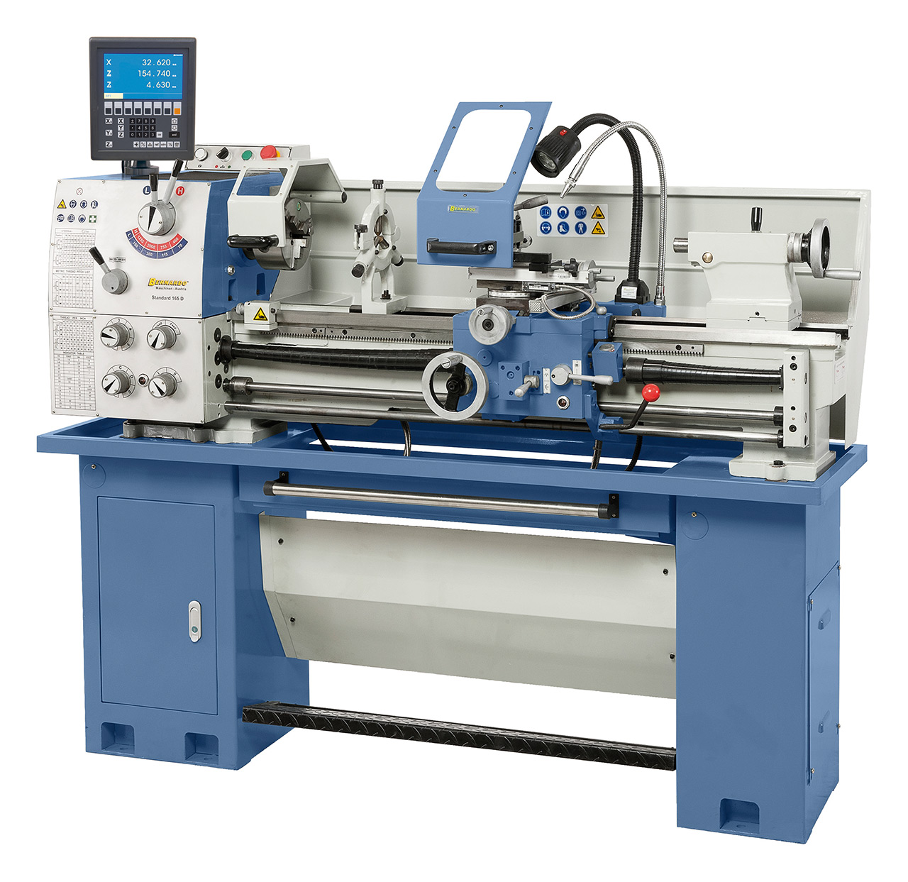 Leit- und Zugspindeldrehmaschine Standard 165 D inkl. 3-Achs-Digitalanzeige ES-12 V *