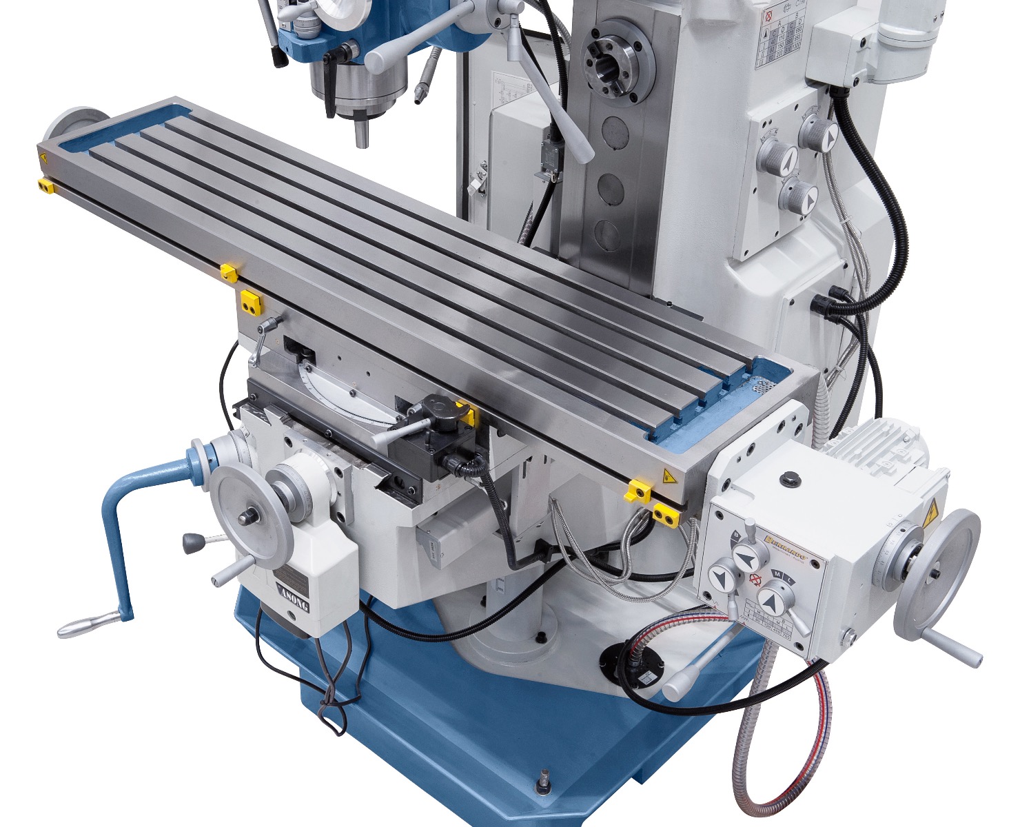 Universalfräsmaschine UWF 90 V inkl. 3-Achs-DRO ES-12 H und pneumat.WK-Klemmung *