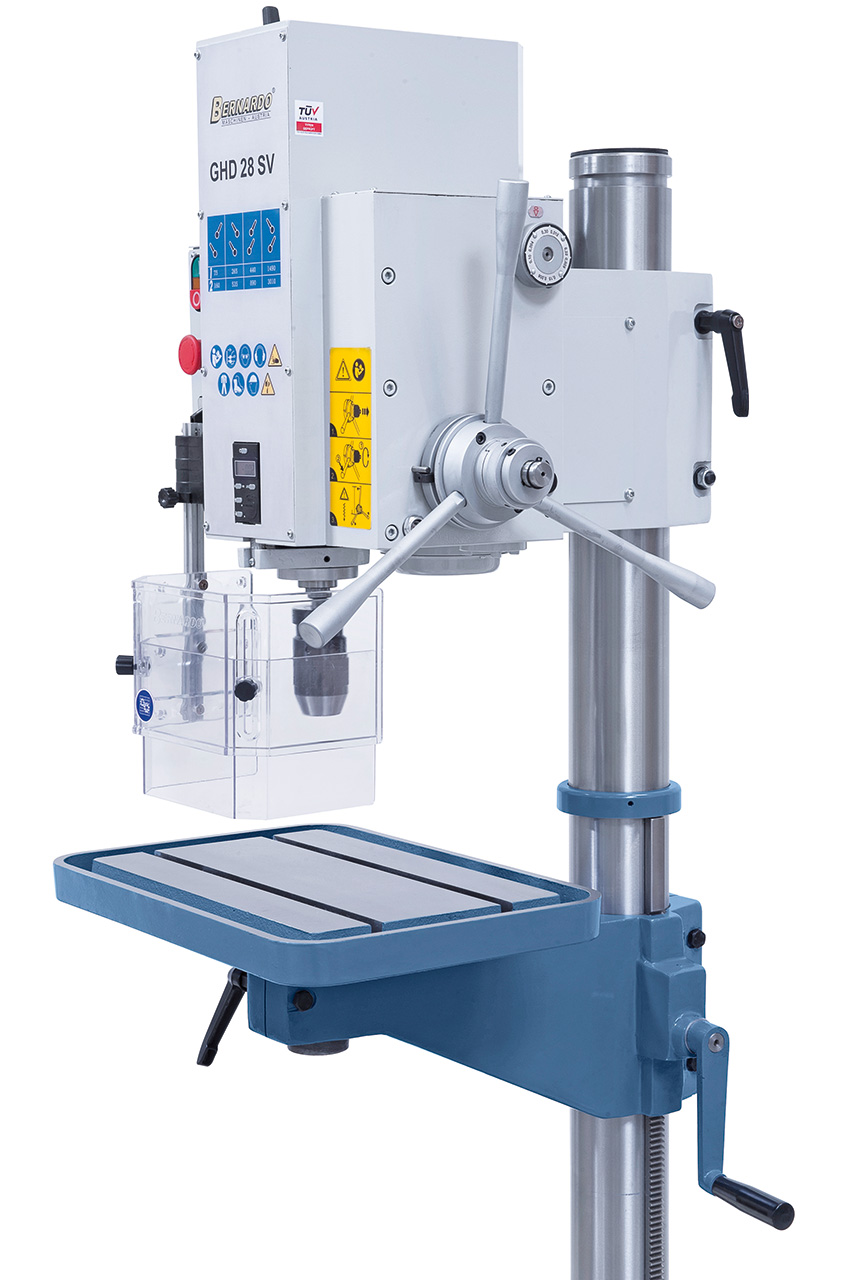 Getriebe-Säulenbohrmaschine GHD 28 SV mit digitaler Tiefenanzeige