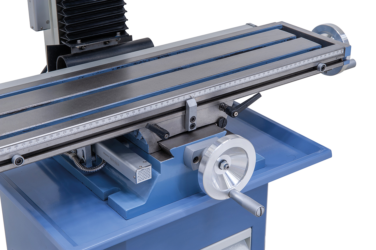 Bohr- und Fräsmaschine KF 25 L Vario inkl. 3-Achs Digitalanzeige DT 40