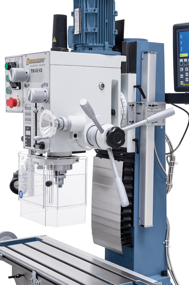 Bohr- und Fräsmaschine FM 45 HS inkl. 3-Achs-Digitalanzeige ES-12 V