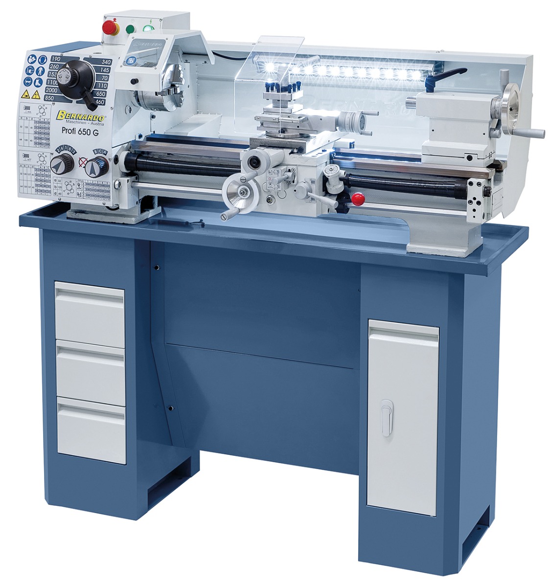 Leit- und Zugspindeldrehmaschine Profi 650 G / 230 V