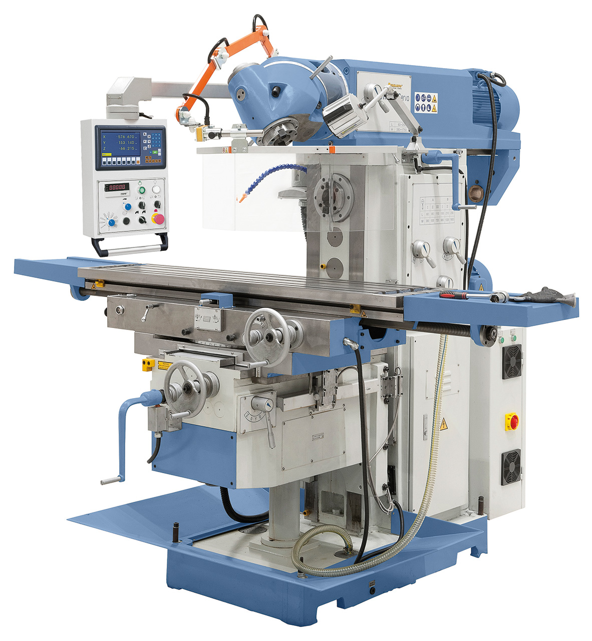Universalfräsmaschine UWF 150 V Servo inkl. 3-Achs-Digitalanzeige ES-12 H *