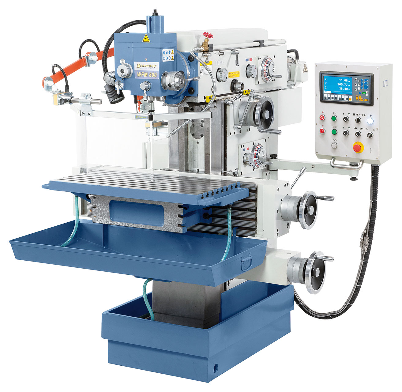 Werkzeugfräsmaschine WFM 800 inkl. 3-Achs-Digitalanzeige ES-12 H **