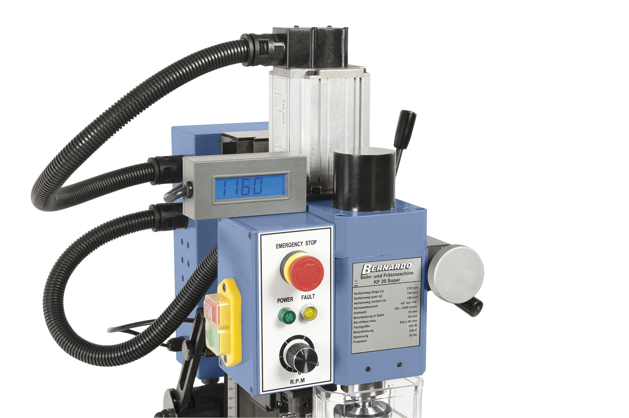 Bohr- und Fräsmaschine KF 20 L Super / 230 V