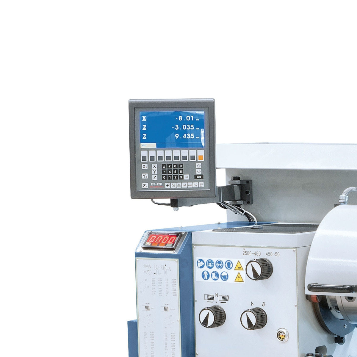 Universaldrehmaschine Compact 400 V inkl. 3-Achs-Digitalanzeige ES-12 V
