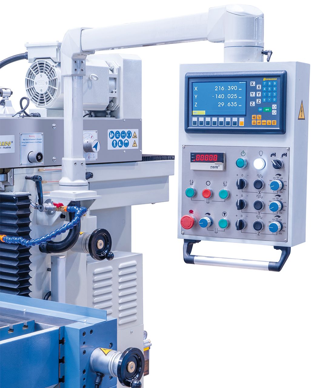 Universal-Werkzeugfräsmaschine WFM 800 Servo inkl. 3-Achs-Digitalanzeige ES-12 H **