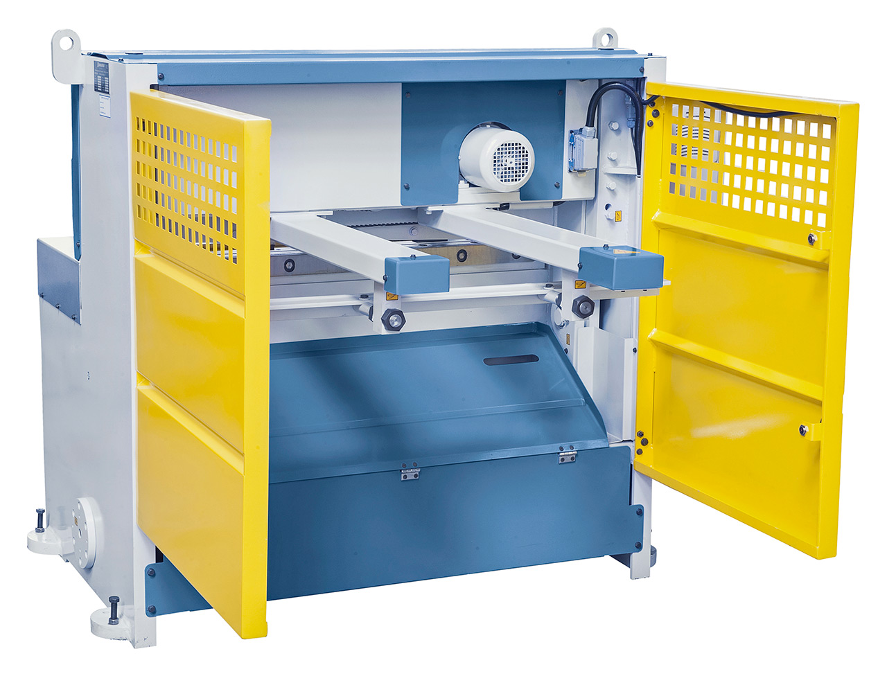 Motorische Tafelschere mit Blechauswurf nach vorne (max. 400 mm) und hinten MTE 1360 x 6 mm NCC *