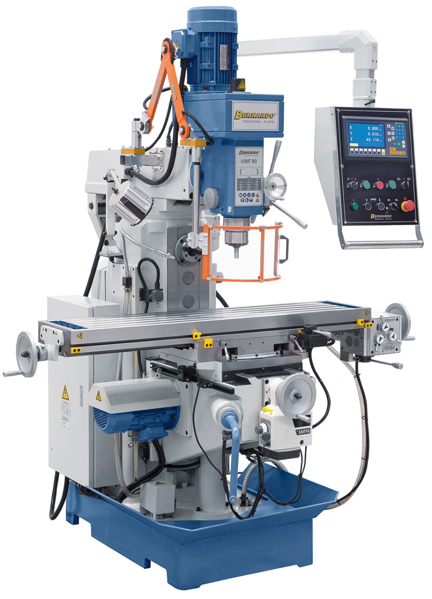 Universalfräsmaschine UWF 90 - 1270 inkl. 3-Achs-Digitalanzeige ES-12 H *