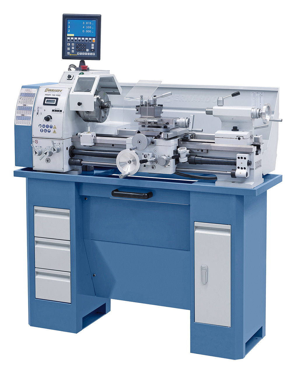Vario-Drehmaschine Profi 700 PRO / 230 V inkl. 2-Achs-Digitalanzeige ES-12 V