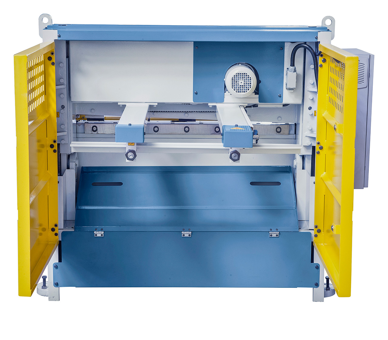 Motorische Tafelschere mit Blechauswurf nach vorne (max. 400 mm) und hinten MTE 1560 x 5 mm NCC *