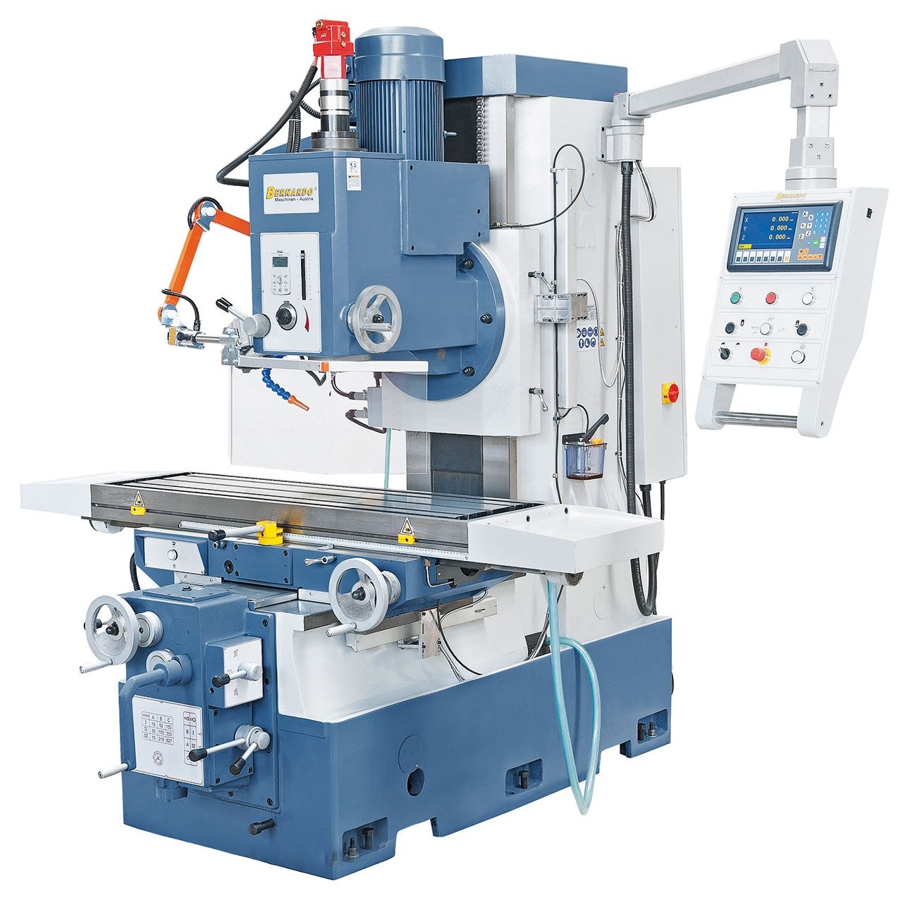 Bettfräsmaschine BFM 200 inkl. 3-Achs-Digitalanzeige ES-12 H u. pneum. WK-Klemmung **