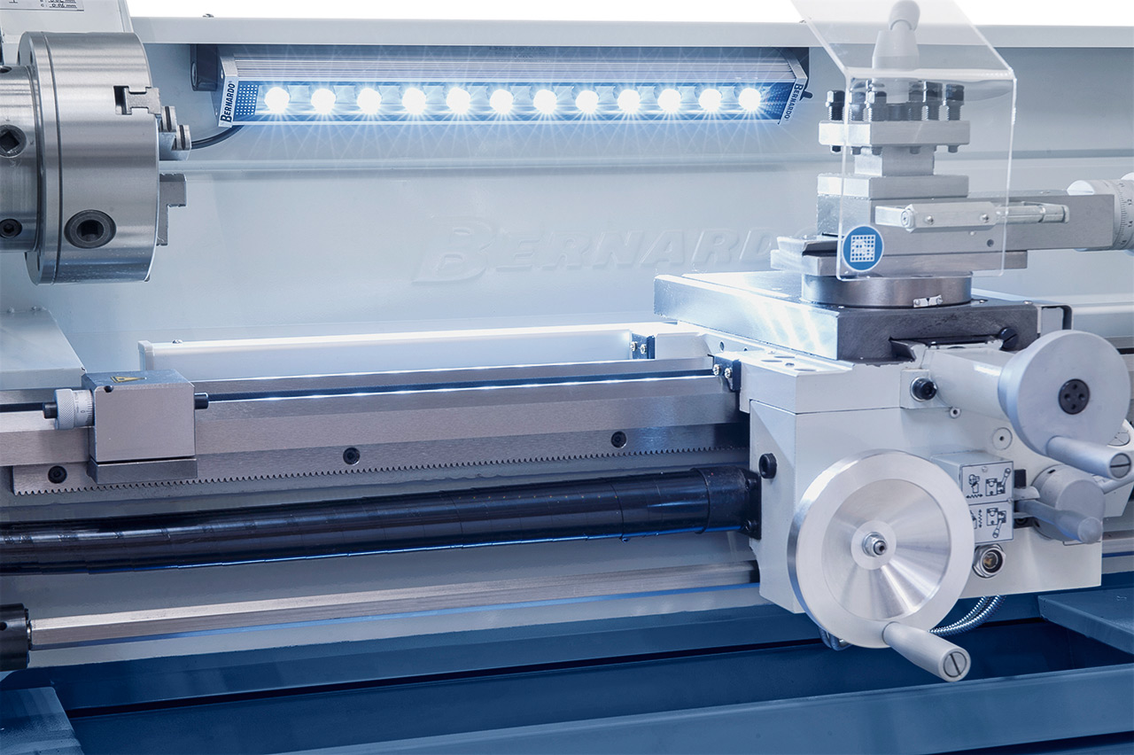 Leit- und Zugspindeldrehmaschine Profi 880 G Vario / 230 V inkl. 2-Achs-Digitalanzeige ES-12 V