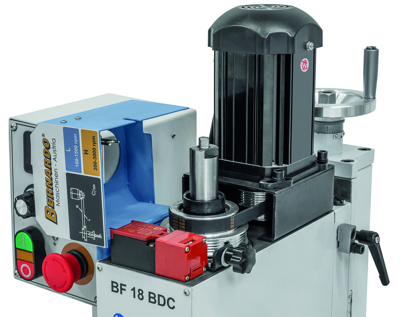Bohr- und Fräsmaschine BF 18 BDC inkl. 3-Achs Digitalanzeige DT 40