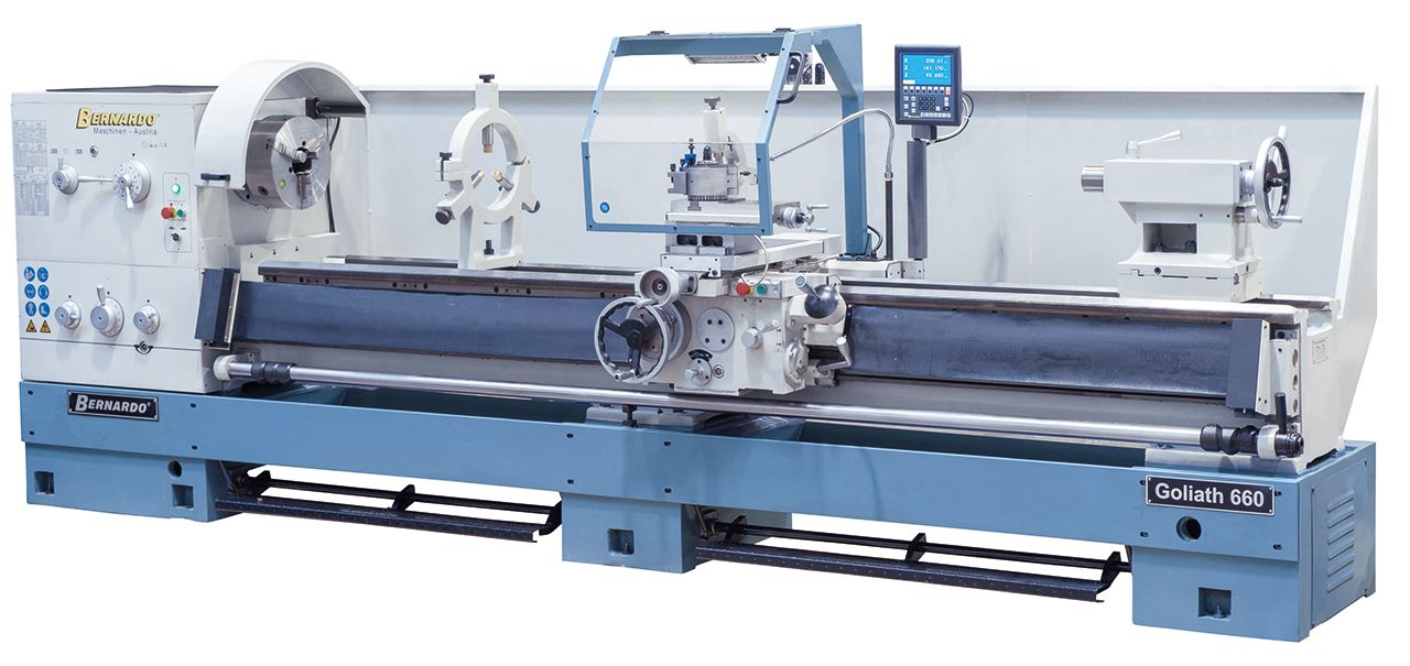Produktionsdrehmaschine Goliath 660 x 3000 inkl. 3-Achs-Digitalanzeige *