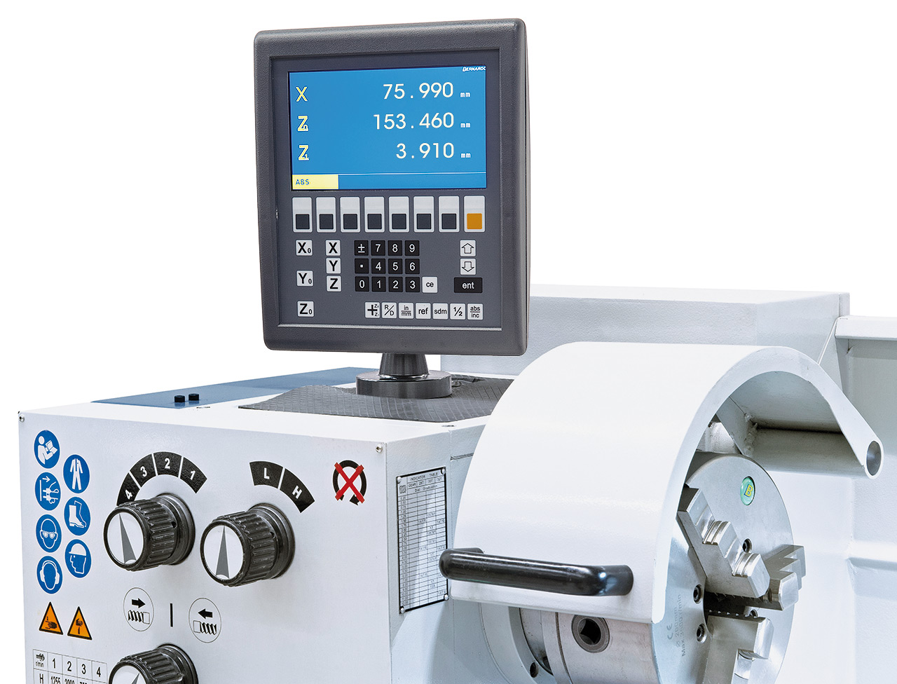 Universaldrehmaschine Master 360 Pro inkl. 3-Achs-Digitalanzeige ES-12 V