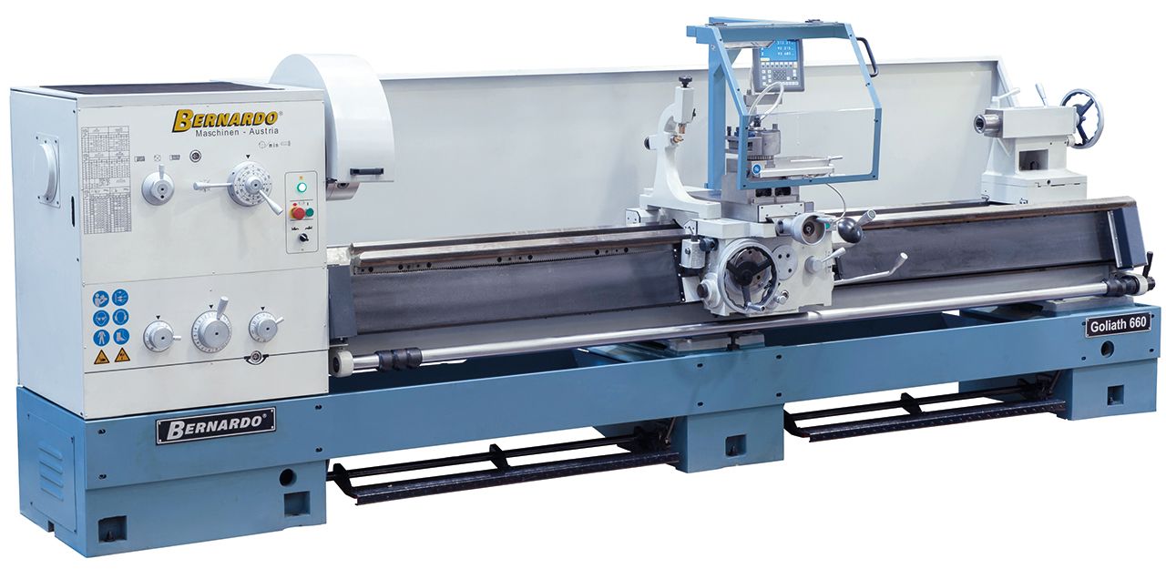 Produktionsdrehmaschine Goliath 660 x 3000 inkl. 3-Achs-Digitalanzeige *