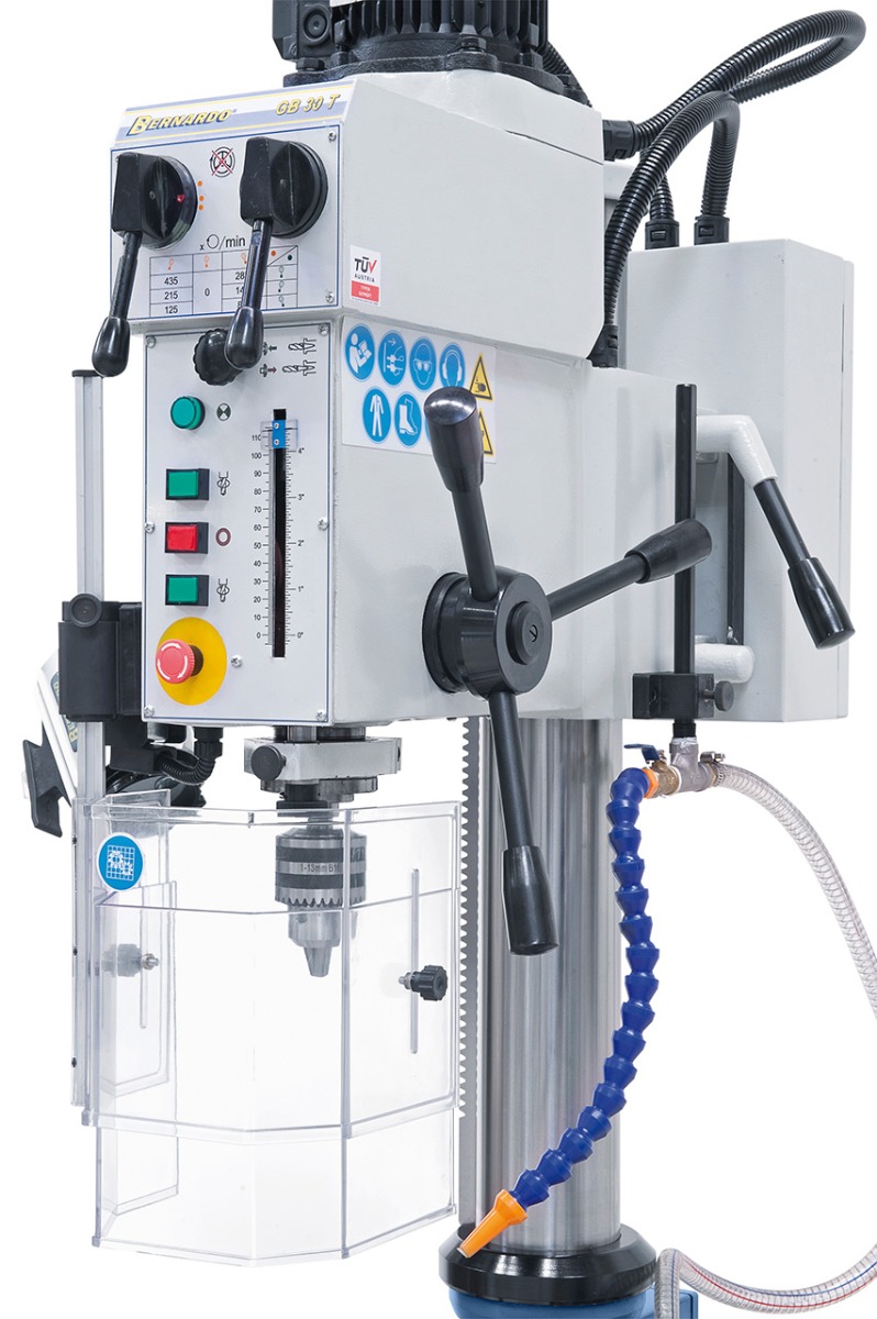 Getriebe-Tischbohrmaschine GB 30 T mit Kühlmitteleinrichtung