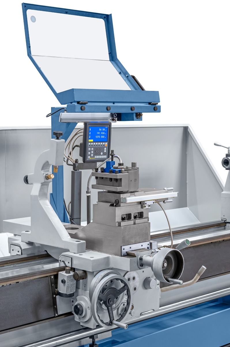 Produktionsdrehmaschine Goliath 800 x 1500 inkl. 3-Achs-Digitalanzeige *