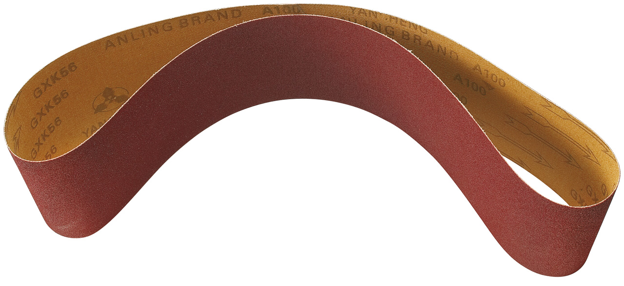 Papierschleifband - Kombiset f. BDSM 230, BDSM 250, BDSM 300 C 1220 x 150 mm - K 80 / 100 / 150 / 180  (je 2 Stk.)
