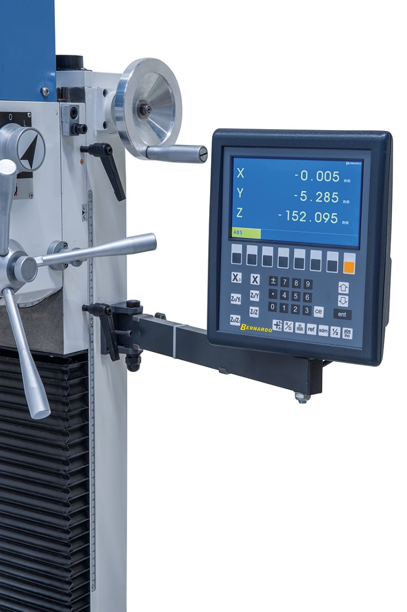 Bohr- und Fräsmaschine BF 30 N Super mit Vorschub inkl. 3-Achs-Digitalanzeige ES-12 V