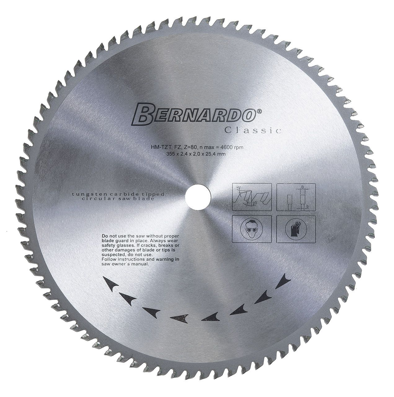 HM - Sägeblatt f. Trennkreissäge für Stahl 355 x 2,4 x 25,4 mm, Z58