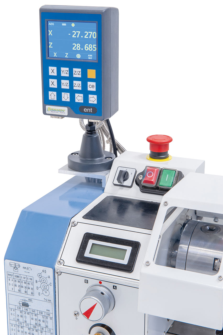 Tischdrehmaschine Profi 400 G / 230 V inkl. 2-Achs Digitalanzeige DT 40