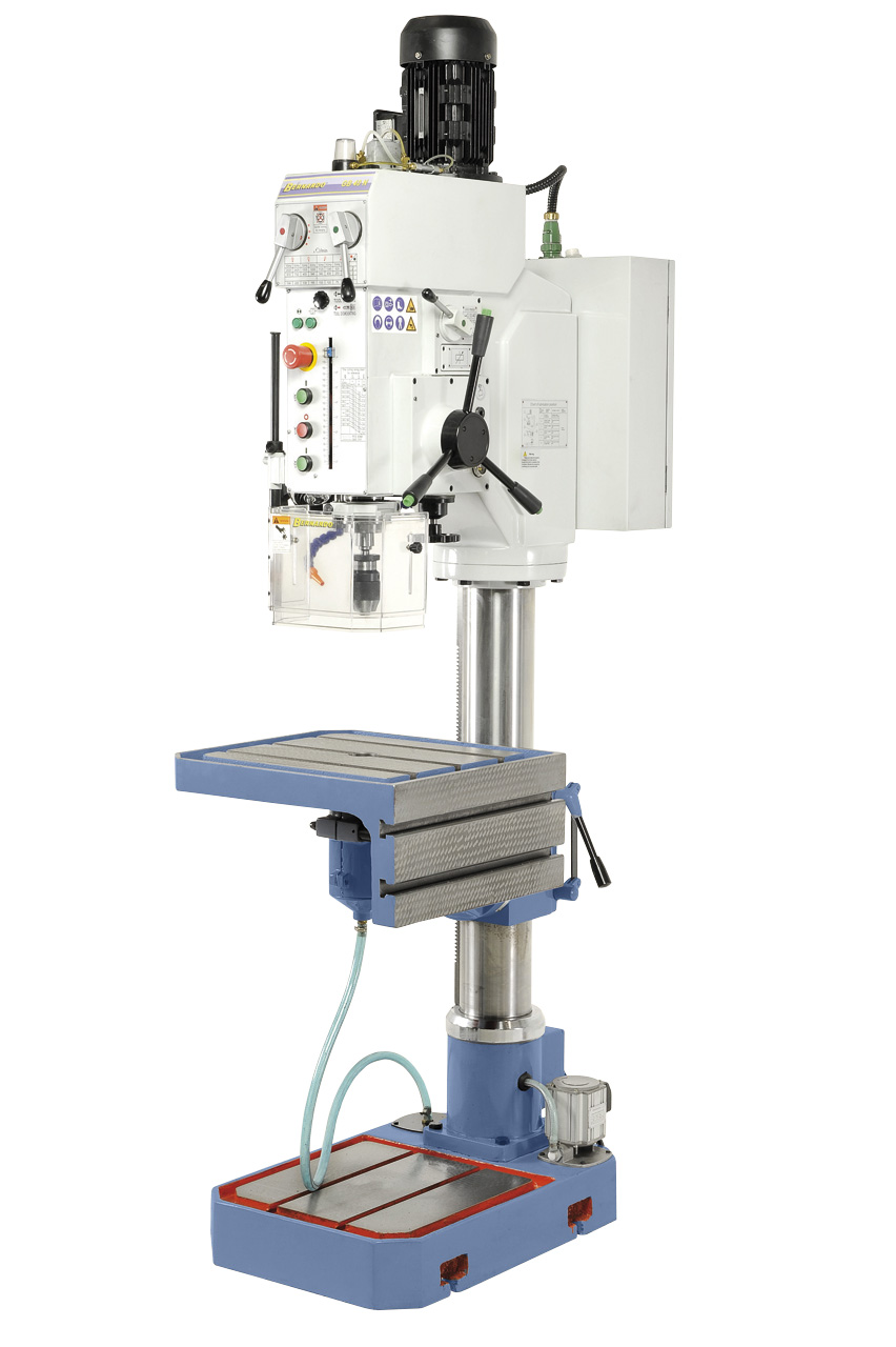 Getriebe-Säulenbohrmaschine GB 40 N mit Winkeltisch *
