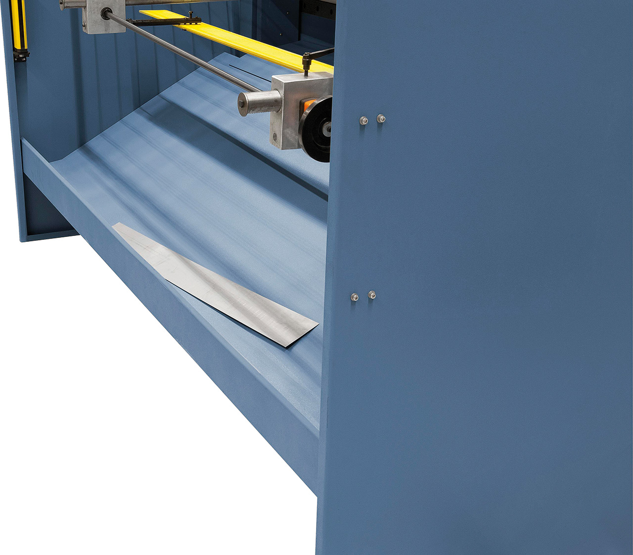Motorische Tafelschere MTM 1250 x 3 mm mit man. Hinteranschlag