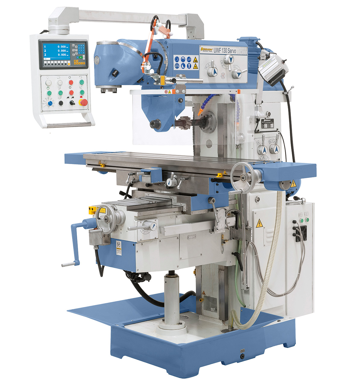 Universalfräsmaschine UWF 130 Servo inkl. 3-Achs-Digitalanzeige ES-12 H *