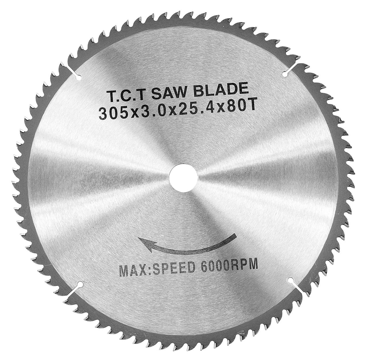 HM-Kreissägeblatt WZ, 305 x 3,0 x 25,4 mm, Z80 f. ZKG 305 D