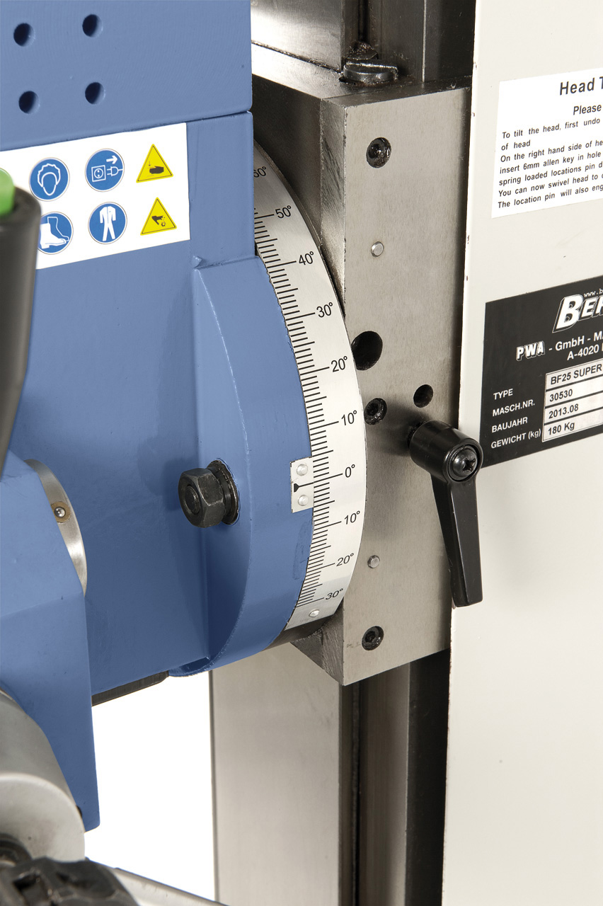 Bohr- und Fräsmaschine BF 25 L Super / 230 V