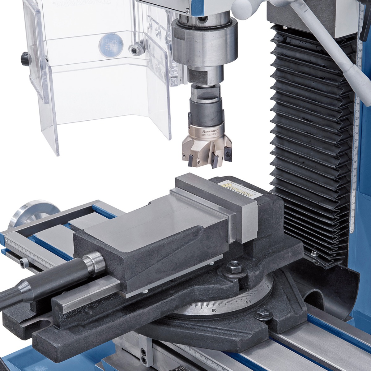 Bohr- und Fräsmaschine KF 28 Top mit Vorschub inkl. 3-Achs Digitalanzeige ES-12 V
