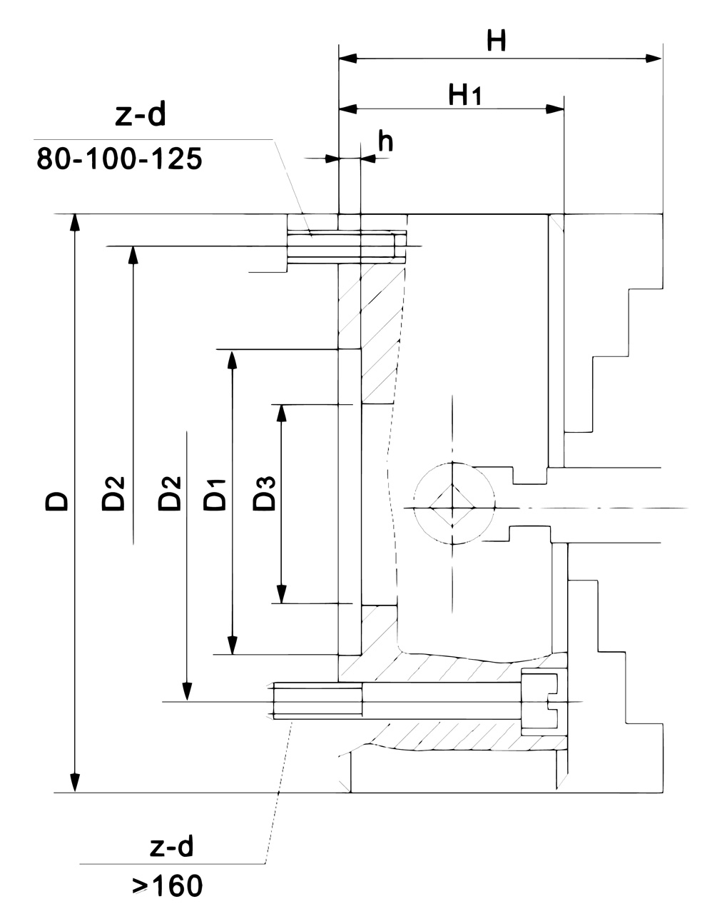 Bernardo - Planscheibe K72 nach DIN 6350 K72 - 200