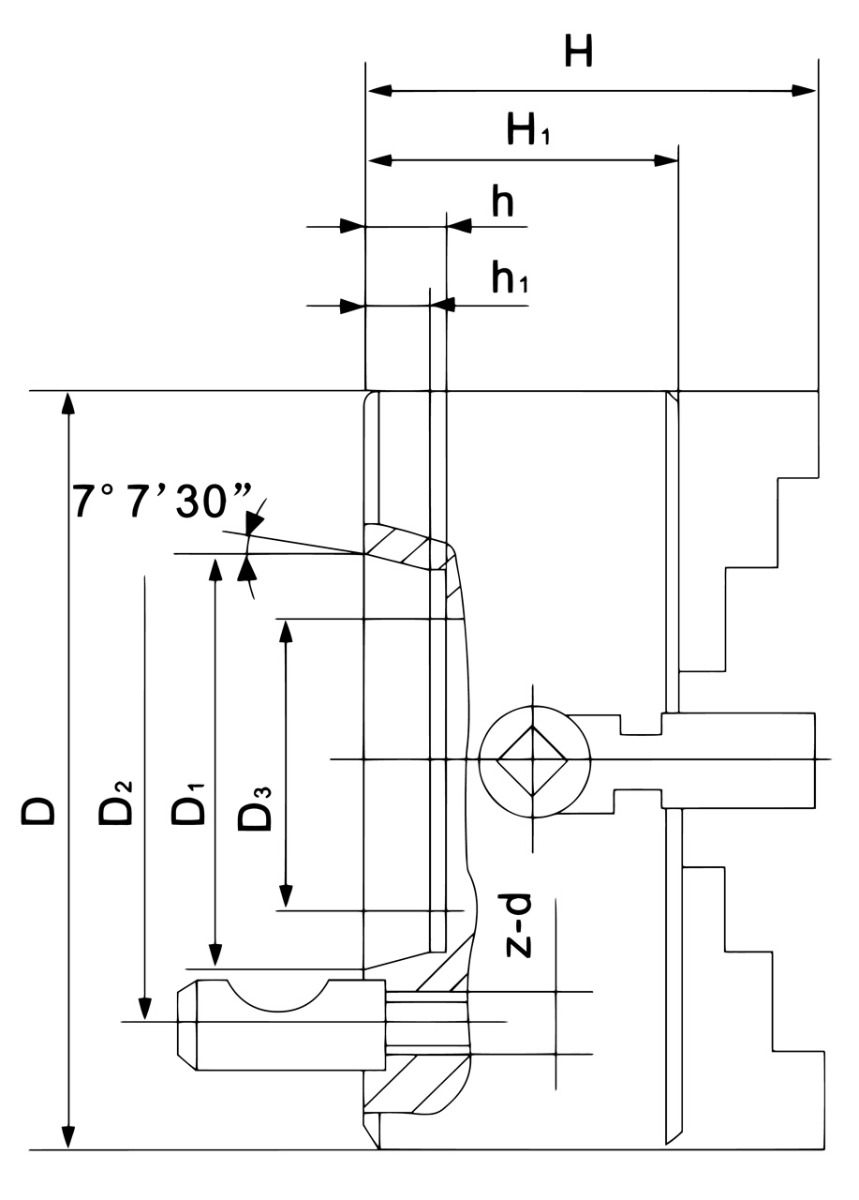 Bernardo - Planscheibe K72 nach DIN 55029 K72 - 200/D5