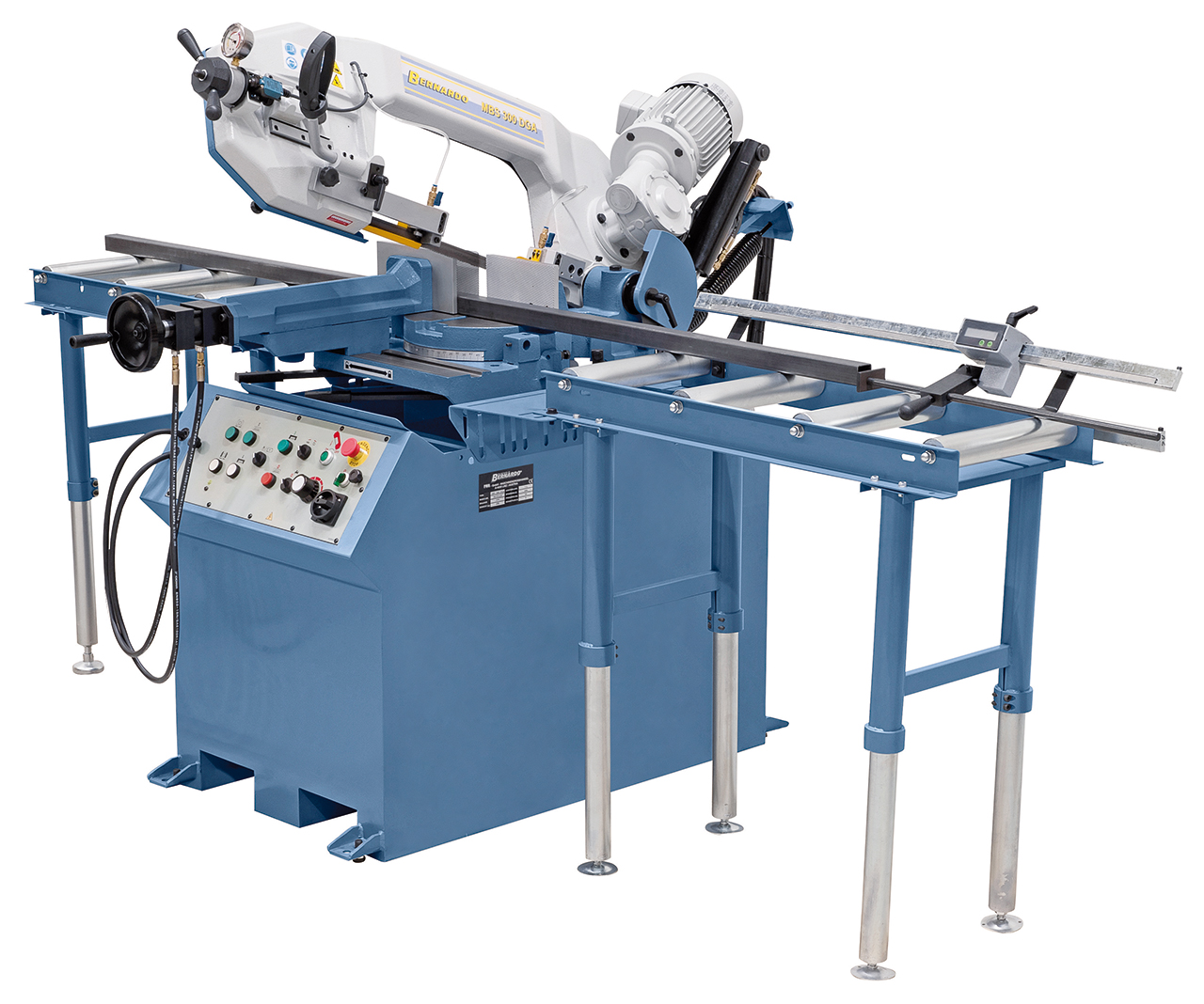 Halbautomatische Doppelgehrungsbandsäge MBS 300 DGA / 400 V