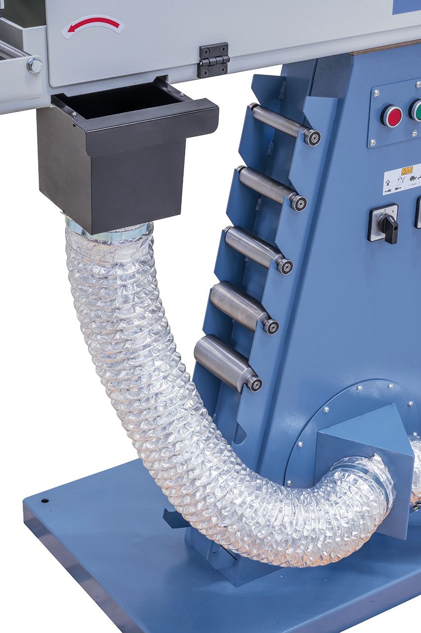 Rohr- und Profilendenschleifmaschine mit Absaugung KBR 100 x 2000 DC-2
