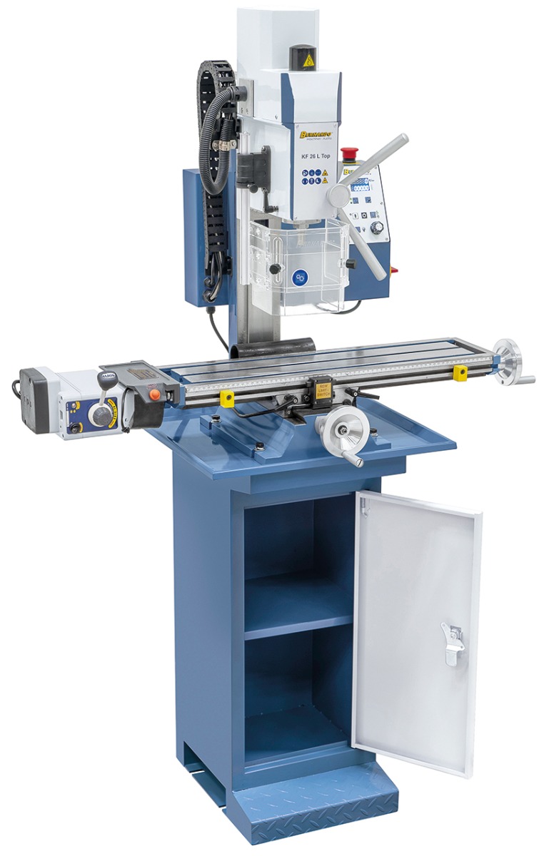Bohr- und Fräsmaschine KF 26 L Top mit Vorschub