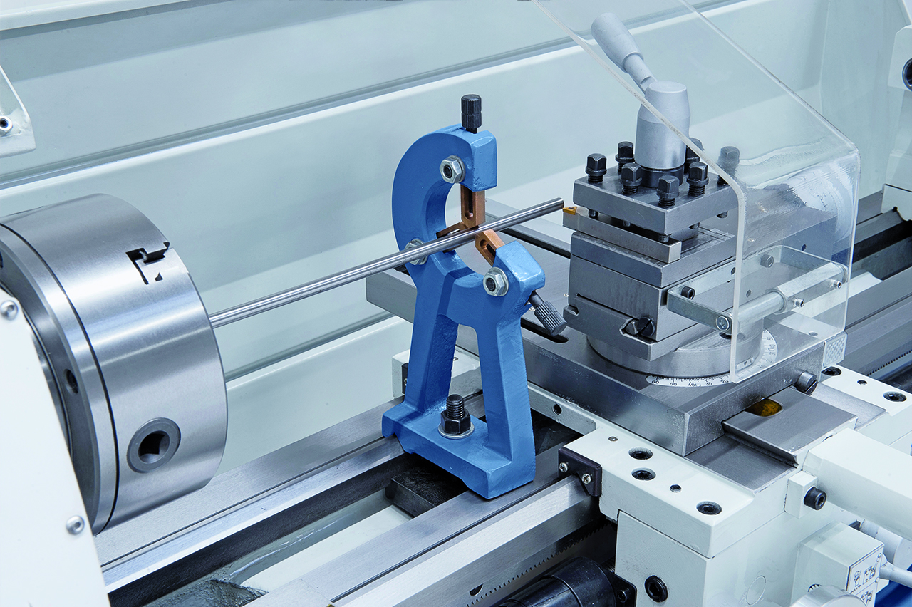 Leit- und Zugspindeldrehmaschine Profi 900 Vario / 230 V inkl. 2-Achs-Digitalanzeige ES-12 V