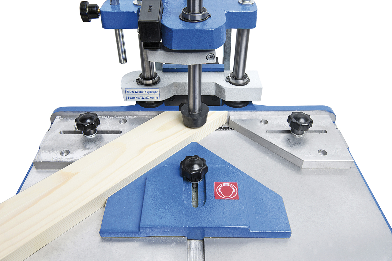 Pneumatische Doppel-Keilnutfräsmaschine KNF 2 P
