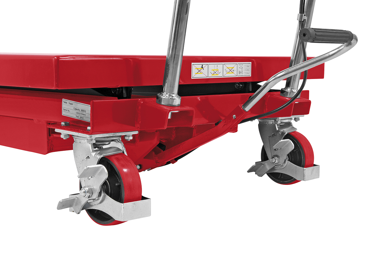 Hydraulik-Scherenhubtisch mit großer Tischplattform TG 500